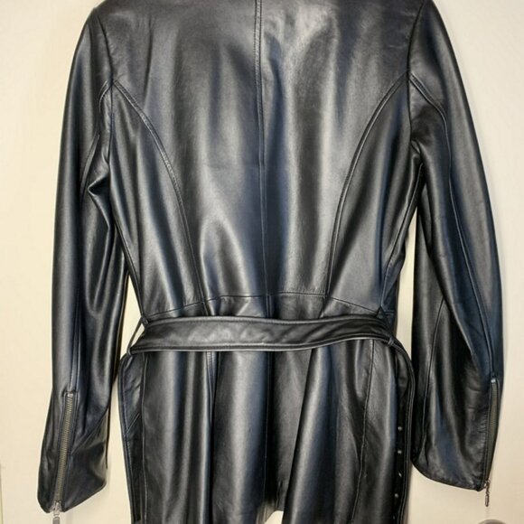 Danier Leather Belted Jacket - Picture 14 of 16